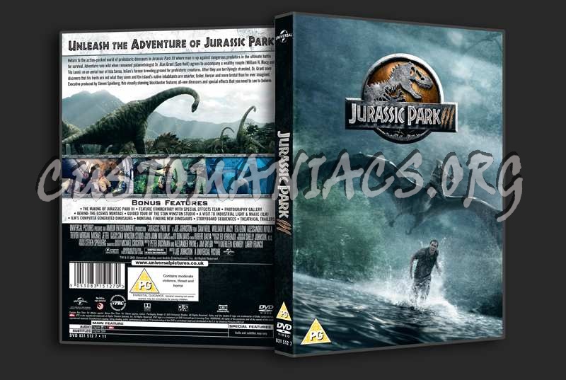 Jurassic Park 3 dvd cover