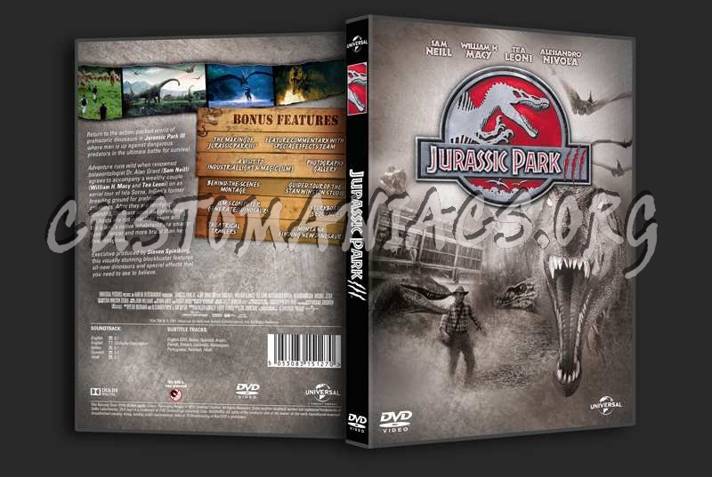 Jurassic Park 3 dvd cover