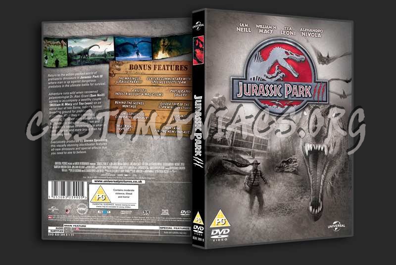 Jurassic Park 3 dvd cover