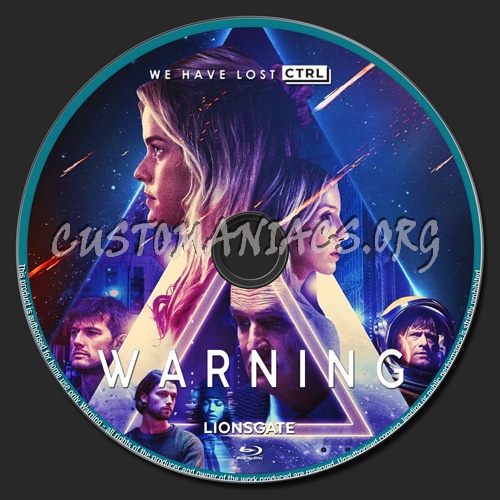 Warning blu-ray label