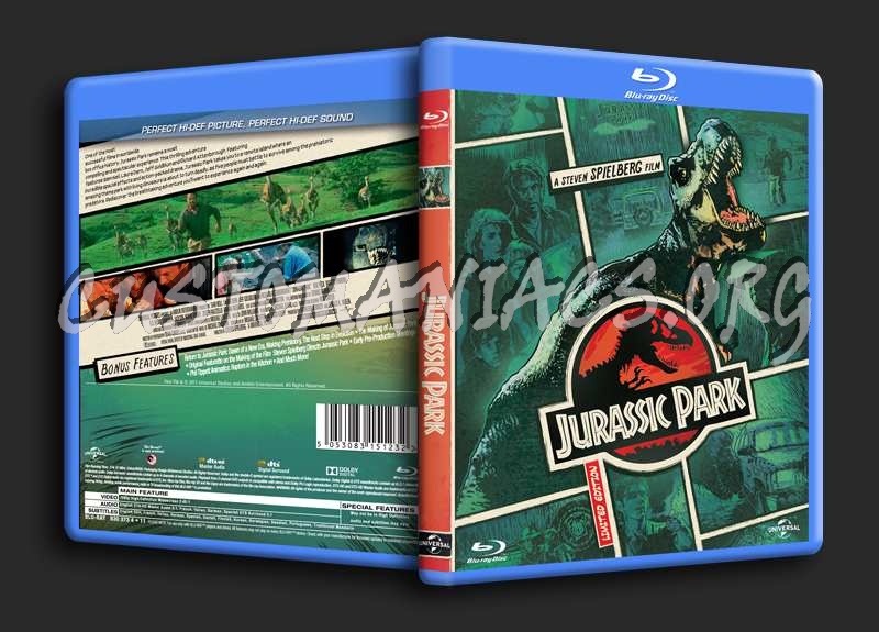 Jurassic Park blu-ray cover