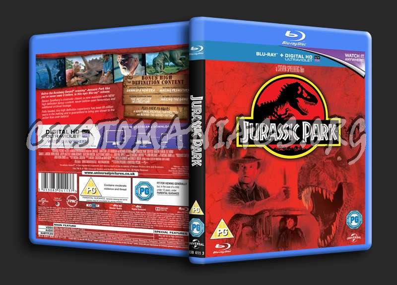 Jurassic Park blu-ray cover