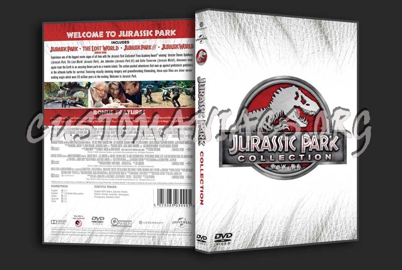 Jurassic Park Collection dvd cover