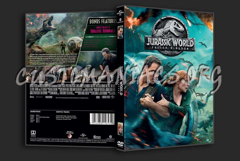 Jurassic Park Fallen Kingdom dvd cover - DVD Covers & Labels by ...