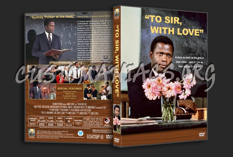 To Sir, With Love dvd cover