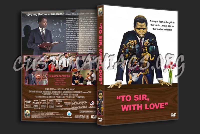 To Sir, With Love dvd cover