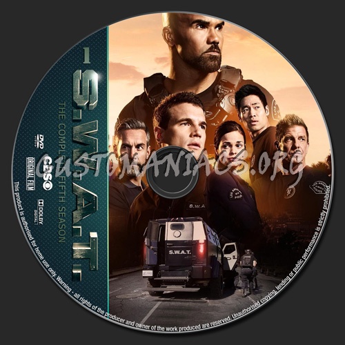 S.W.A.T.Season 5 dvd label