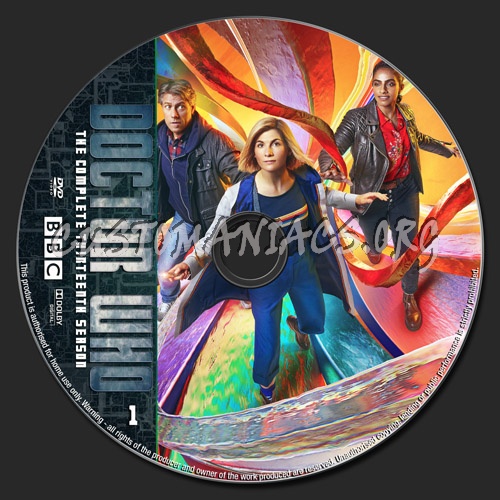 Doctor Who Season 13 dvd label