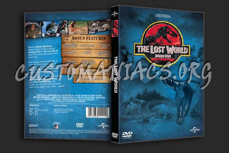 Jurassic Park The Lost World dvd cover