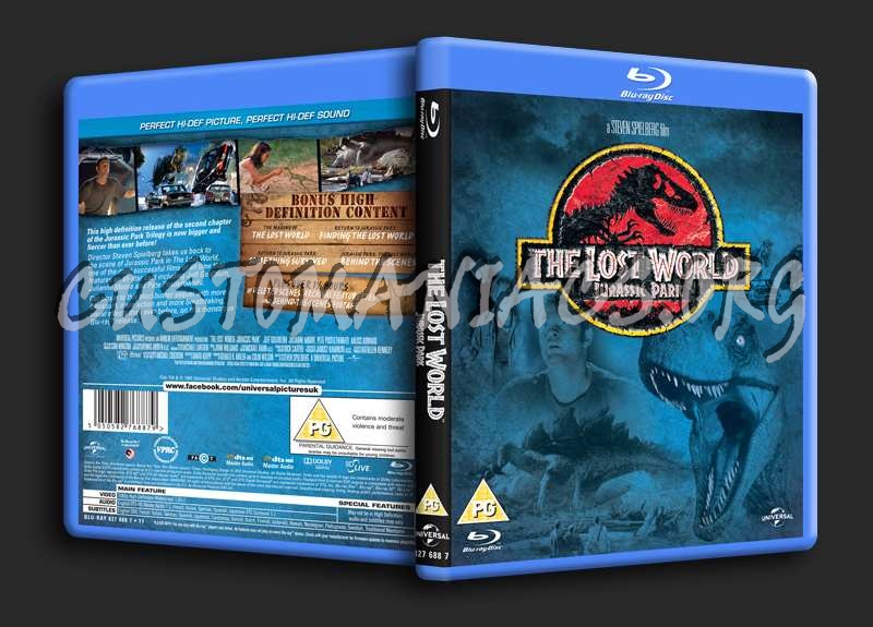 Jurassic Park The Lost World blu-ray cover