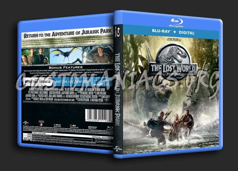 Jurassic Park The Lost World blu-ray cover