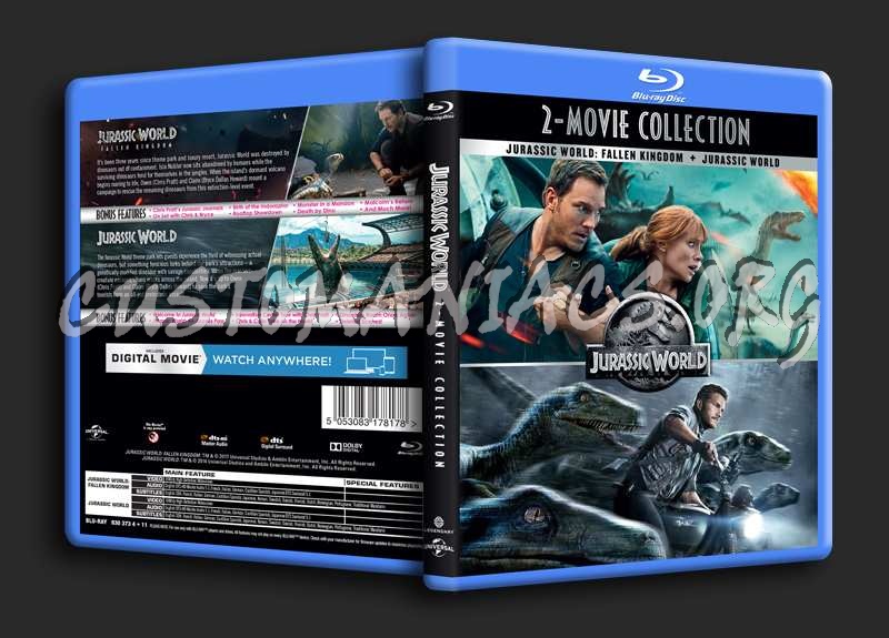 Jurassic World 2-Movie Collection blu-ray cover