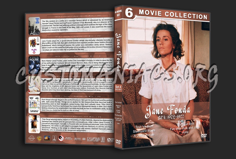 Jane Fonda Film Collection - Set 4 (1972-1977) dvd cover