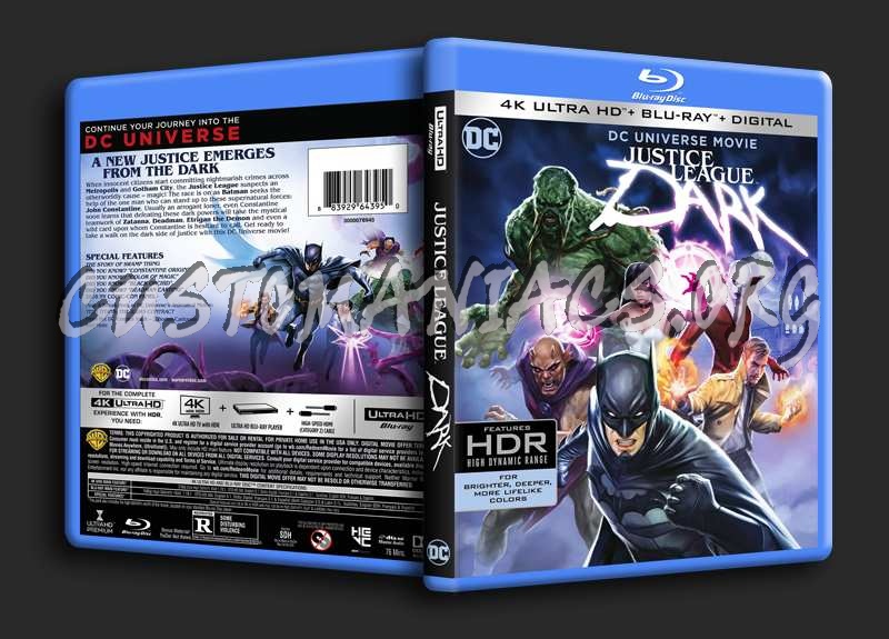 Justice League Dark 4K blu-ray cover