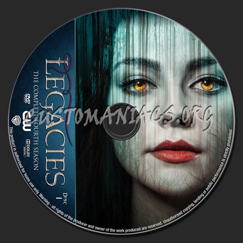 Legacies Season 4 dvd label