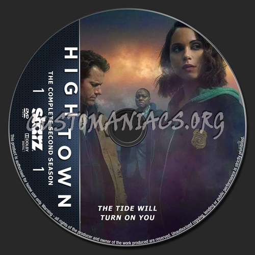 Hightown Season 2 dvd label