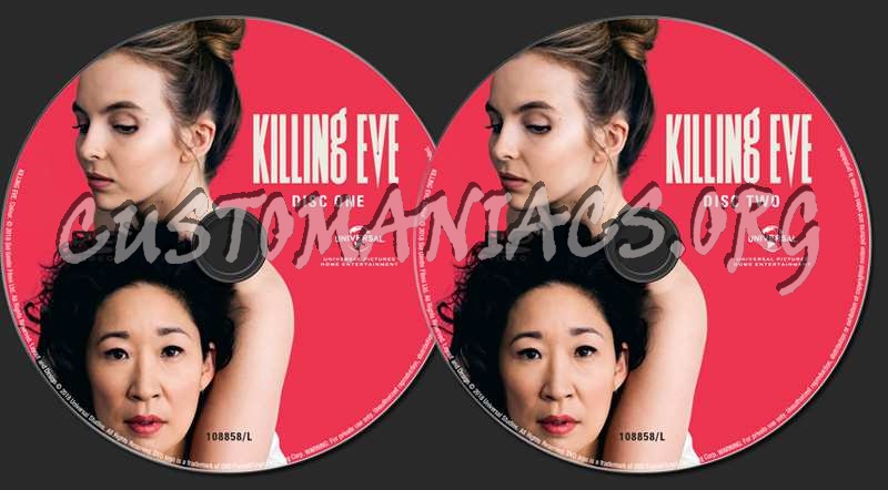 Killing Eve Season 1 dvd label