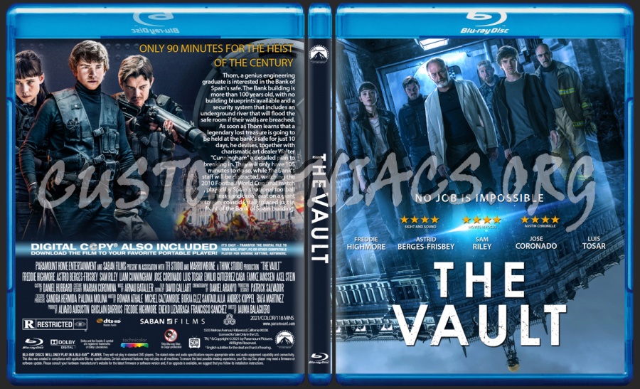 The Vault blu-ray cover