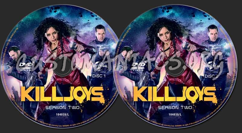 Killjoys Season 2 dvd label