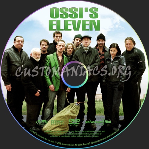 Ossi's Eleven dvd label