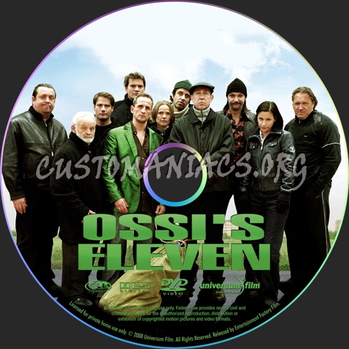 Ossi's Eleven dvd label