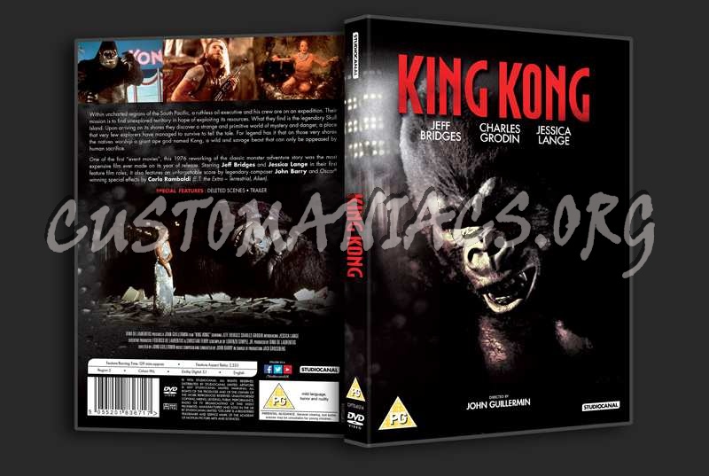 King Kong (1976) dvd cover