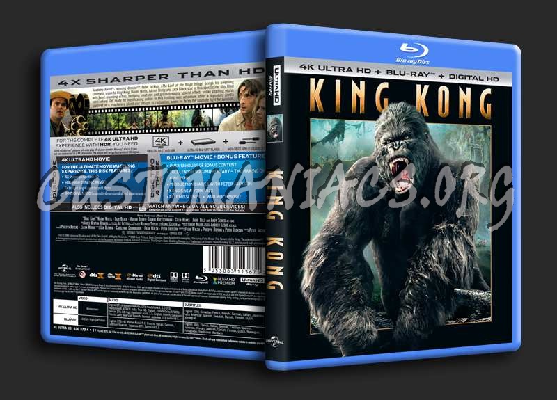 King Kong 4K blu-ray cover