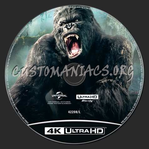 King Kong 4K blu-ray label