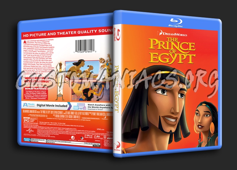 The Prince of Egypt blu-ray blu-ray cover