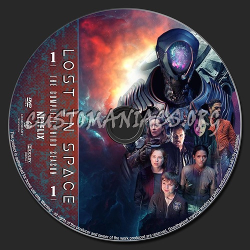 Lost In Space Season 3 dvd label