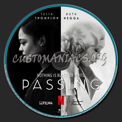 Passing blu-ray label