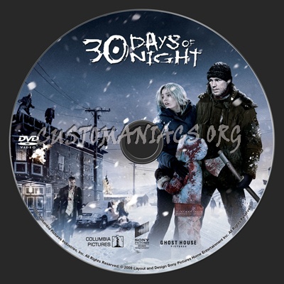 30 Days Of Night dvd label