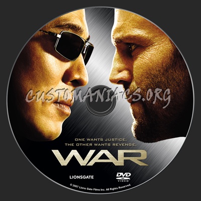 War dvd label