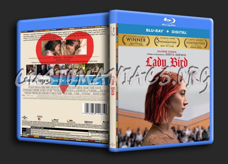 Lady Bird blu-ray cover