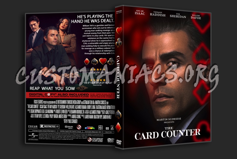 The Card Counter dvd cover