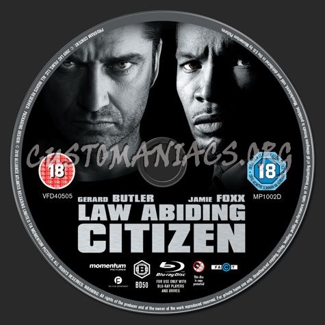 Law Abiding Citizen blu-ray label