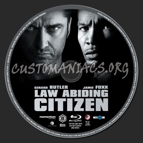 Law Abiding Citizen blu-ray label