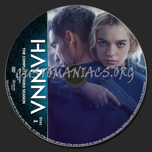 Hanna Season 3 dvd label