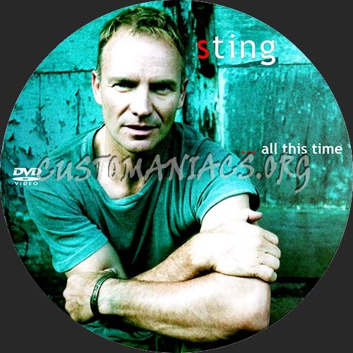 Sting - All This Time dvd label