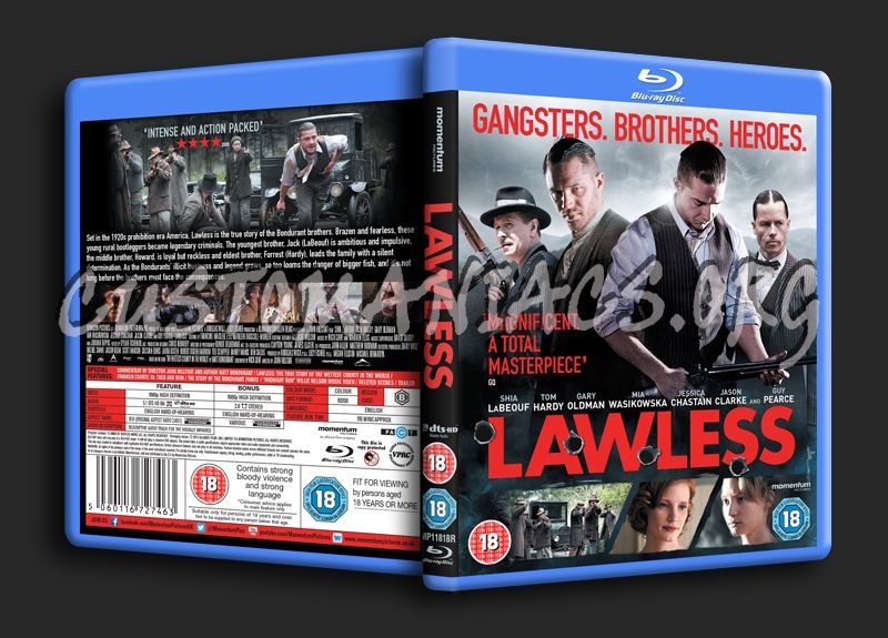 Lawless blu-ray cover