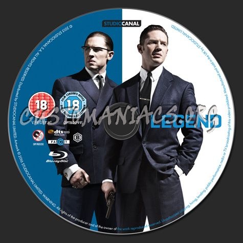 Legend blu-ray label