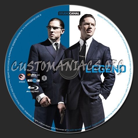 Legend blu-ray label