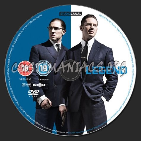 Legend dvd label