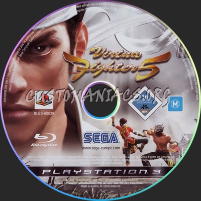 Virtua Fighter 5 dvd label