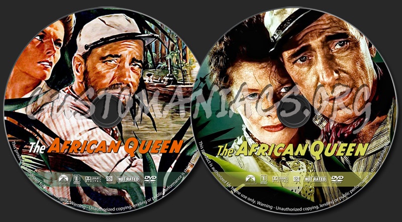 The African Queen dvd label