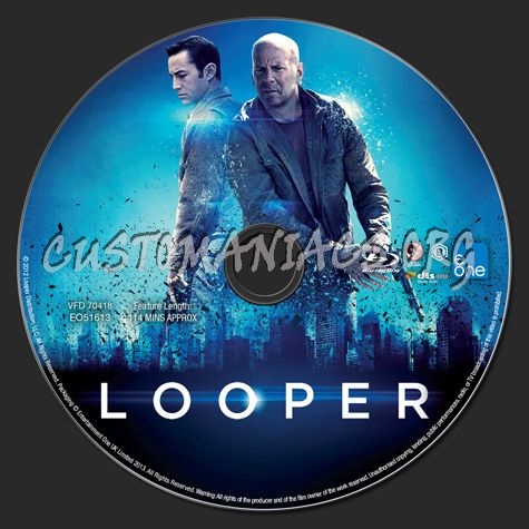 Looper blu-ray label