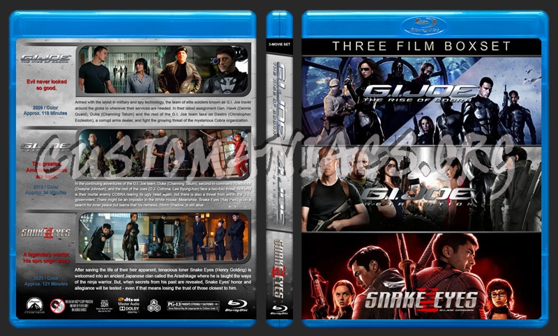 G.I. Joe Triple Feature blu-ray cover