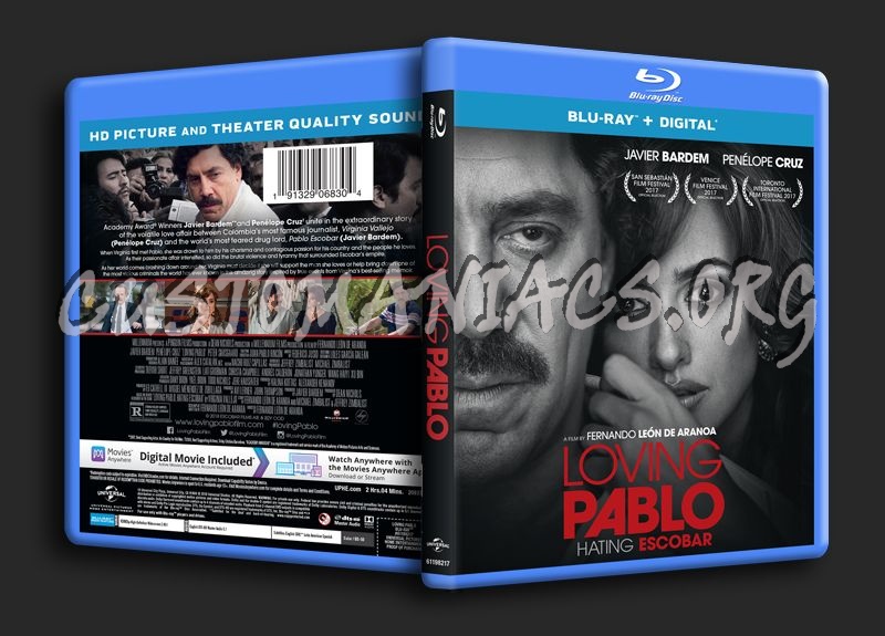 Loving Pablo blu-ray cover