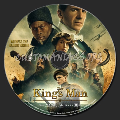 The King's Man blu-ray label