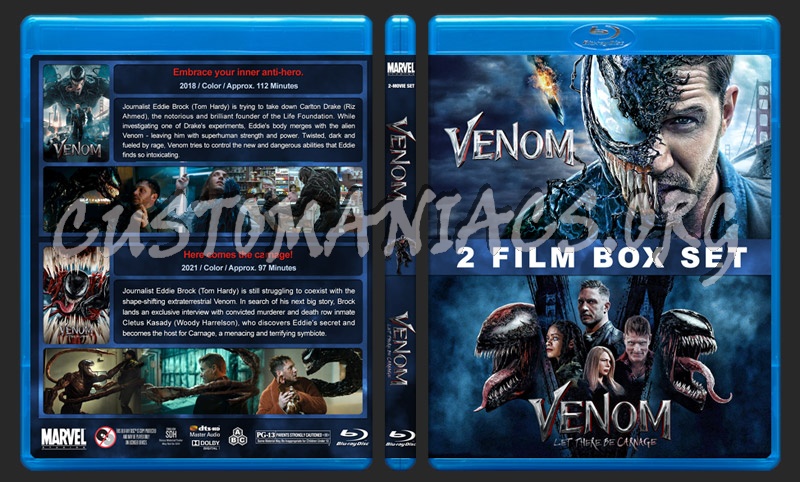 Venom Double Feature blu-ray cover